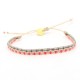 Argentinas cream red and jean bracelet