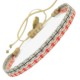 Argentinas cream and jean bracelet