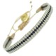 Bracelet Argentinas beige gris noir