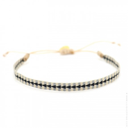 Bracelet Argentinas beige gris noir
