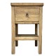 Console double plateau en pin recyclé 160 cm