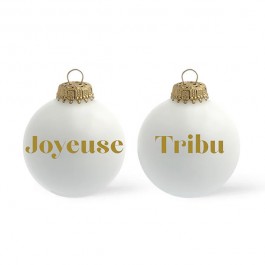 Boule de Noël JOYEUSE TRIBU 