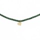 Bracelet 3 tours Zuri noir mat