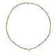 3 turn green forest gold plated heart bracelet