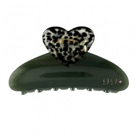 The heart Pentera verde hairclip