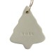 Fir-tree in white ceramic