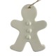 Christmas Star in white ceramic