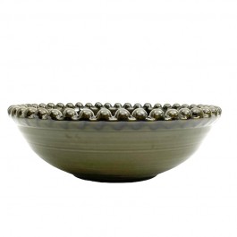 Coupe perlée olive 39 cm