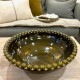 Olive green 39 cm bowl