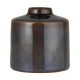 Bougeoir noir 24,5 cm