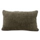 Coussin velours kaki chiné 35 x 50