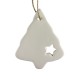 Fir-tree in white ceramic