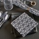 40 serviettes en papier Mento