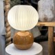 Adonis D 25 cm brown table lamp