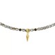 Bracelet 3 tours Spike gold quantic