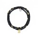 Bracelet 3 tours Spike gold quantic