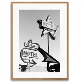 Star Motel 30 x 40 framed poster