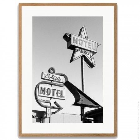 Star Motel 30 x 40 framed poster