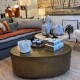 Antic gold Rota coffee table