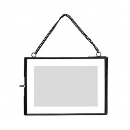 Loft chained black brass photo frame 18 x 13 cm