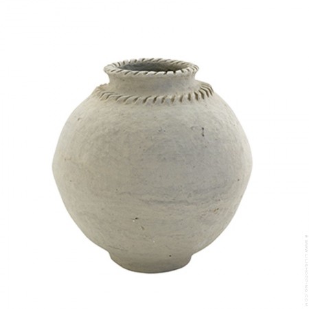 Pot déco en papier mâché