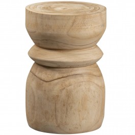 Tabouret Bikkel en bois naturel