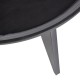 Set de 2 tables d'appoint en manguier noir