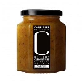 Confiture extra de clémentines de Corse au thym sauvage C de Leos