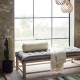 Housse de coussin à franges + intérieur