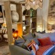 Bibliothèque en bois recyclé