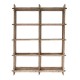 Recycled wood bookcase