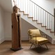 Armchair Croisette black with velvet black cushions
