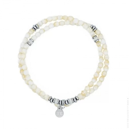 Collier Kelly Silver nacre