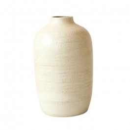 Vase terracotta Botero blanc crème