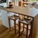 Recycled pine bedside table