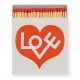 Grandes allumettes Love by Alexander Girard