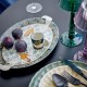 Hezha blue serving tray