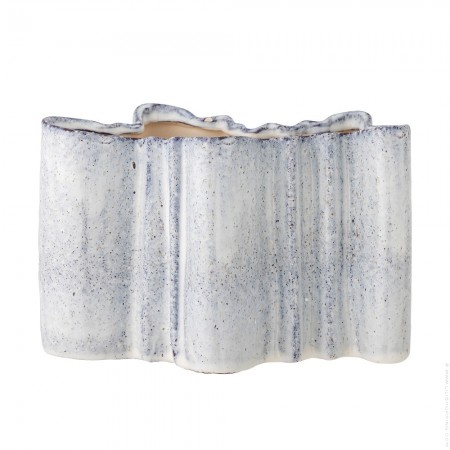 Vase boule vert