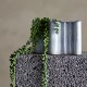 Green glass vase