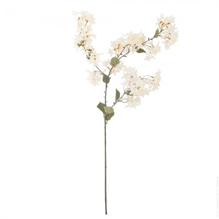 Fleur artificielle myrtle branche blanche