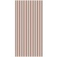 Pack of 16 green stripped paper napkins