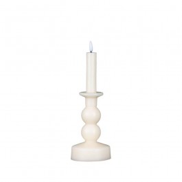 Bougie chandelier LED écrue S