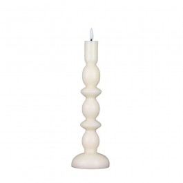 Bougie chandelier LED écrue M