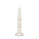 Bougie chandelier LED écrue S
