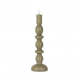 Bougie chandelier LED olive M