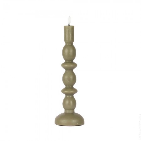 Bougie chandelier LED écrue M