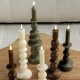 Bougie chandelier LED olive L