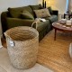 Panier rond naturel H 50
