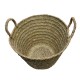 Panier rond naturel H 40 cm