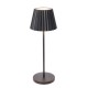 Lampe de table LED sans fil rechargeable Fogo noir